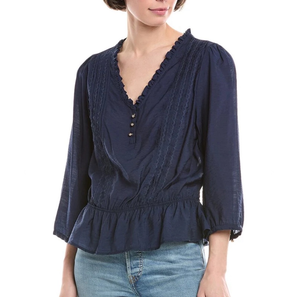 Sam Edelman Kit Pintuck Blouse